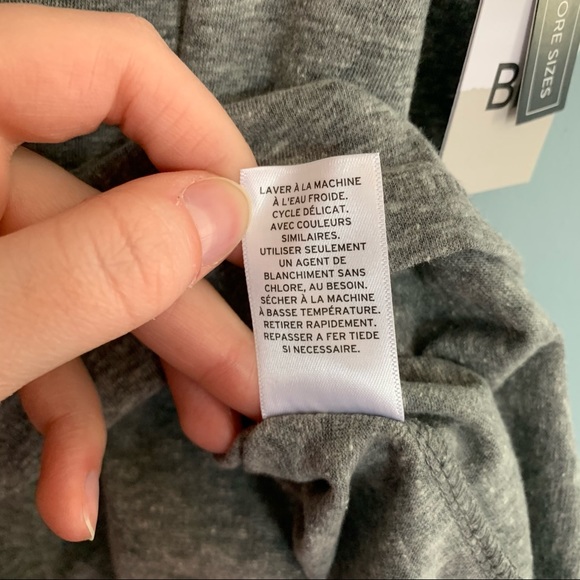 BP Grey/Gray Basic V-Neck Short Sleeve Tee Shirt Size Medium NWT - Picture 8 of 8